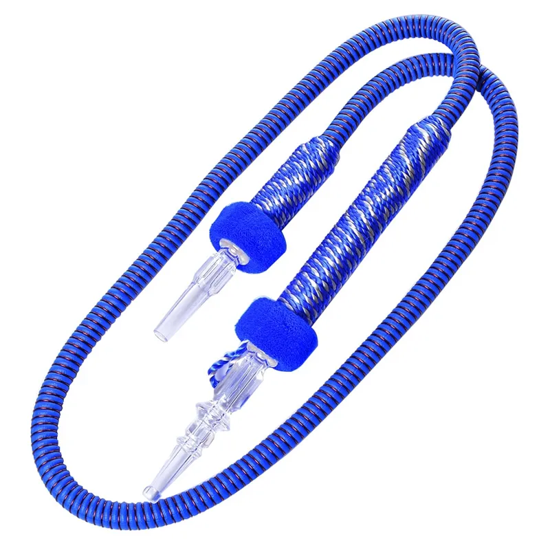 Nyaste stil 180cm längd färgstark slangspets akryl mounthpiece innovativ design bärbar för DIY hookah shisha rökning pipe hot cake