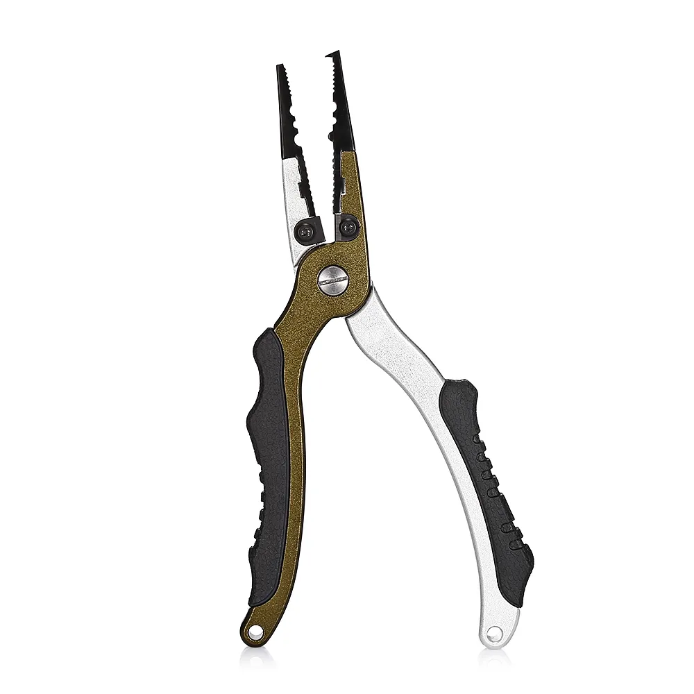 Aluminum Alloy Fishing Pliers With Fishing Snap Ring Pliers Cutters,  Sheath, And Retractable Tether No. FG 1038 From Jetboard, $9.85