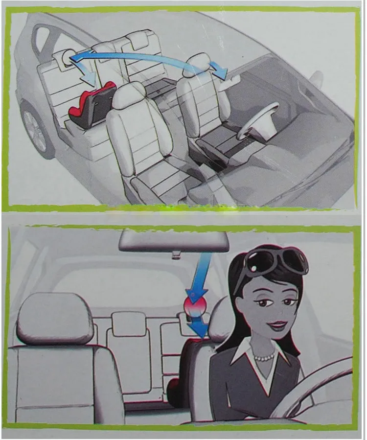 Universal Car Baksätesvy Spegel Barnsäkerhet med klipp och sucker Ny droppe Shipping Monitor Car