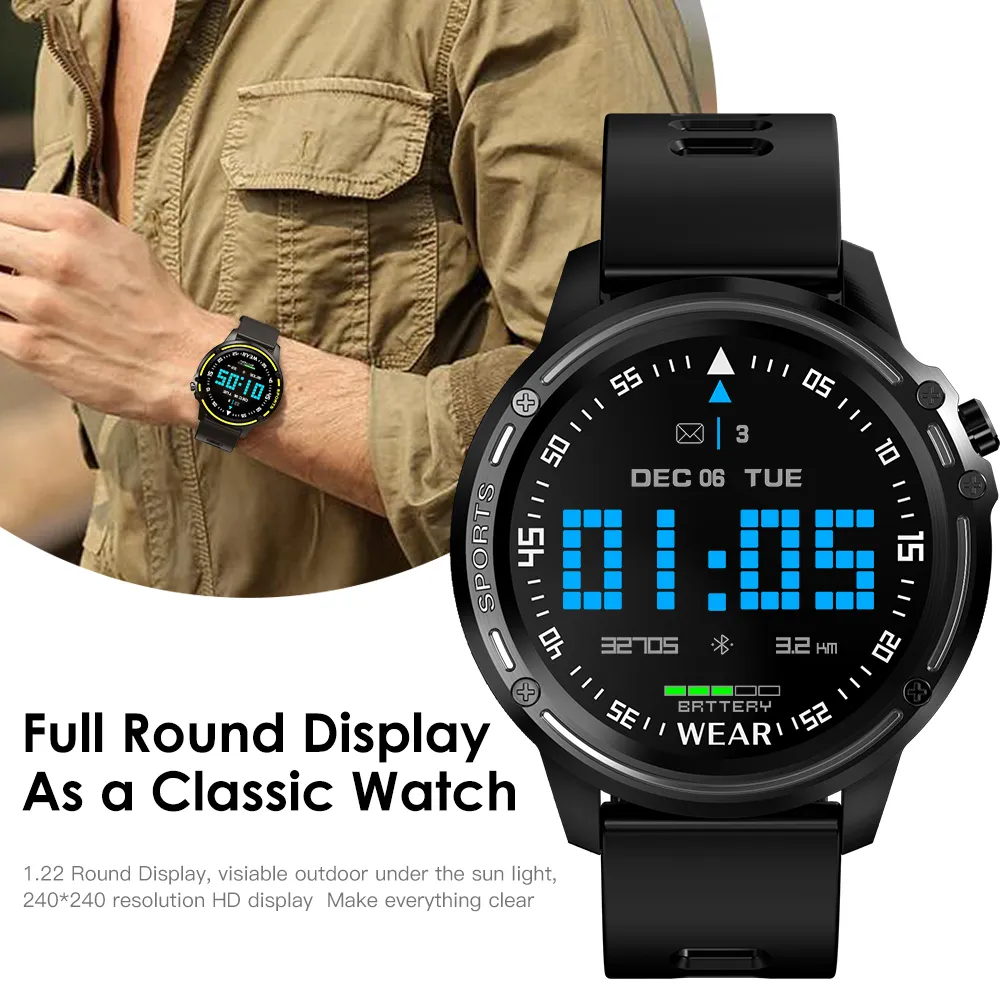 Gro handel Versorgung L8 Smart Uhr M nner IP68 Wasserdicht Reloj