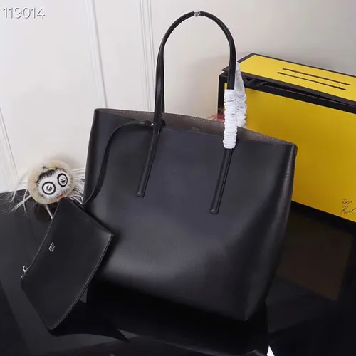 Hochwertige Einkaufstaschen, absolut echtes Leder, Palm-Carfskin, weich und flexibel, knitterfrei, innen mit Reißverschlusstasche