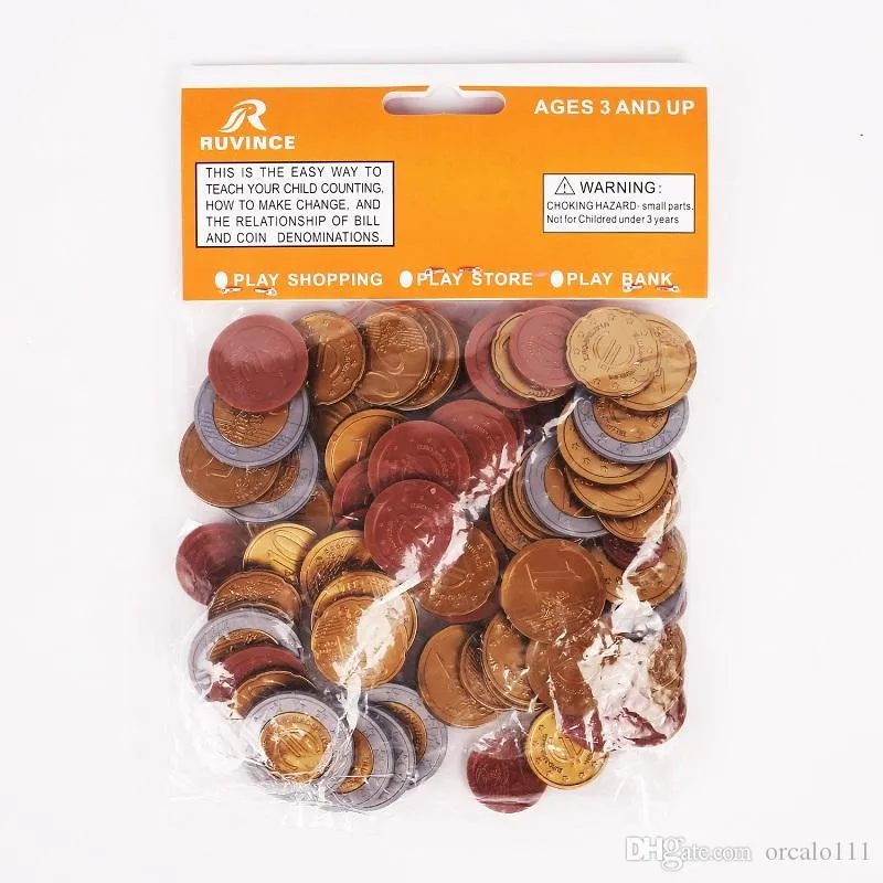 Fake Money Coin Assorted Set Detailed Fake Coins Play Money Realistic Pretend Money For Kids Learning Plastic Coins Set Of 80 From 8 DHgate