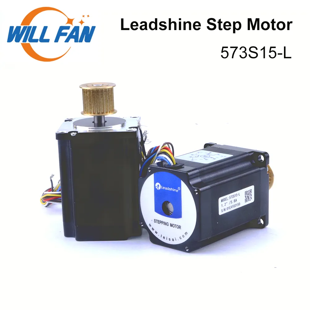 Will Fan Leadshine 573s15-L Motor paso a paso longitud 76Mm Nema 23 2 unids/lote para Kit CNC máquina de grabado cortadora láser Co2