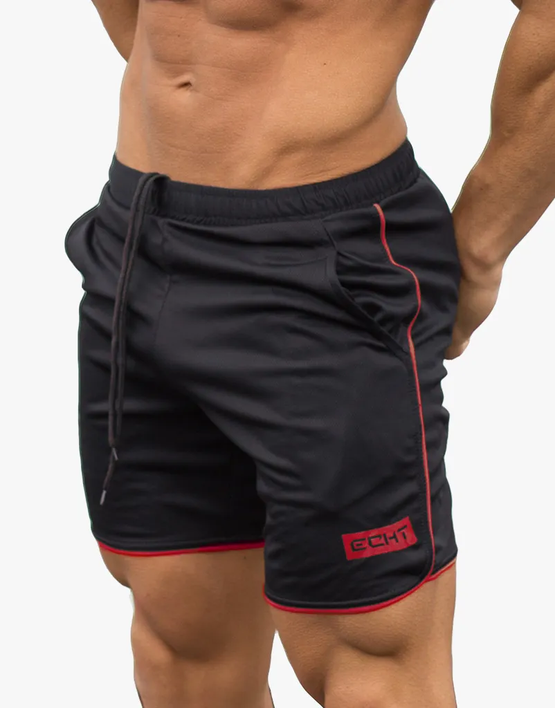 ECHT Printed Mens Shorts Casual Gym Athletic Shorts Leisure Short Pants Male Outdoor Fitness Shorts Boardshorts