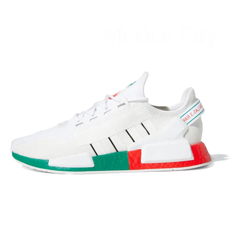 Adidas NMD R1 V2 Uomini Scarpe Da Basket Nero Grigio Scuro