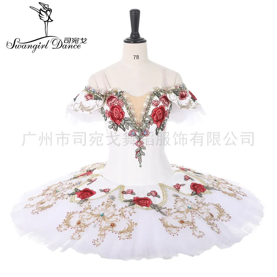 Coppelia Professional Ballet Costume for Compensiton YAGP Ballet Pancake Tutu Women Paquita Tutu BT9284