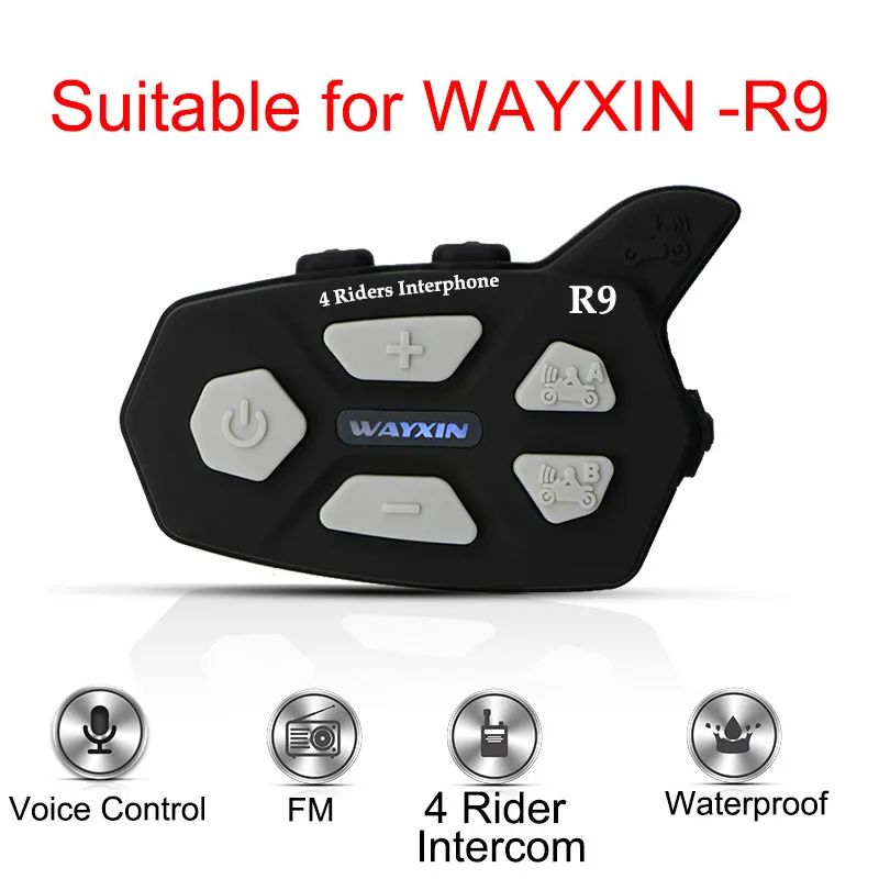Acquistare Speaker Accessorio Wayxin R9 Bluetooth Interfono Motorcycle  Spedizione Gratuita Economico | Consegna Veloce E Qualità | It.Dhgate