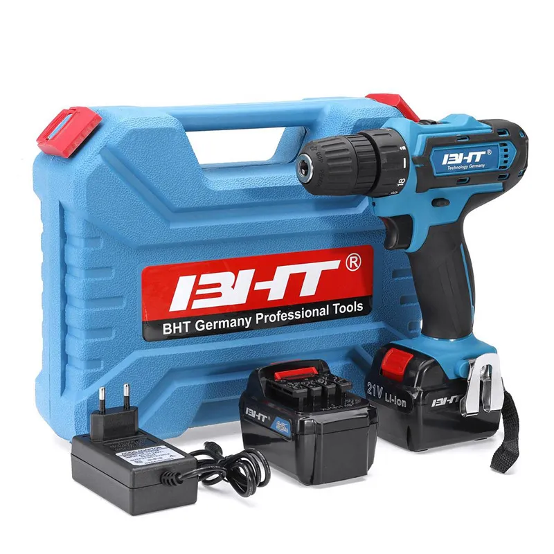 21v 2 Speed ​​Brushless Li-ion Elektrische Boor Draadloze Impact Drill Tools 35 NM 2 Spy Power Boren