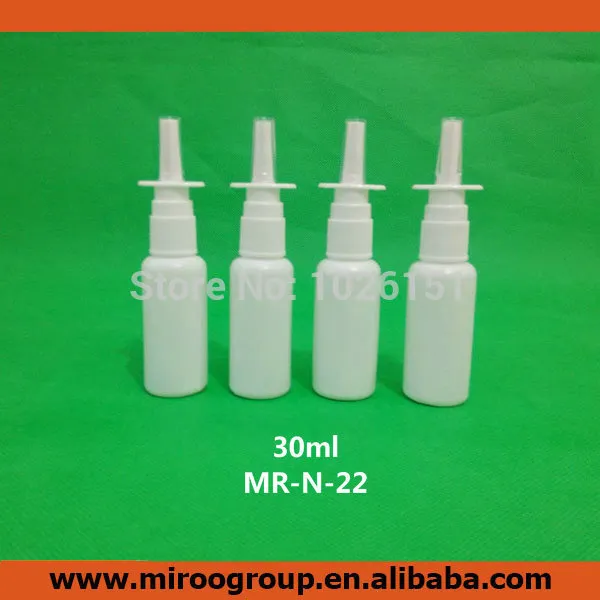 Spedizione gratuita Fedex 75 pz / lotto 30 ml / 30cc / 1 oz flacone spray nasale vuoto, flacone spray nasale da 30 ml, flacone spray naso / ugello da 30 ml