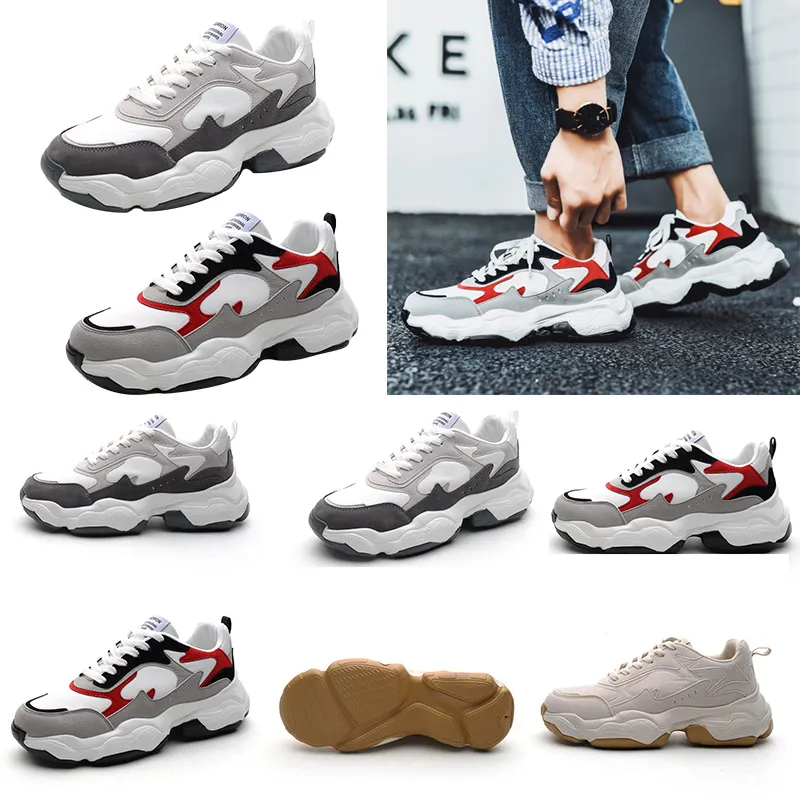 Claasical moda kadınlar erkekler yeni moda üst yaşlı baba ayakkabı gri beyaz kırmızı siyah nefes alabilen rahat spor tasarımcı spor ayakkabılar 39-44