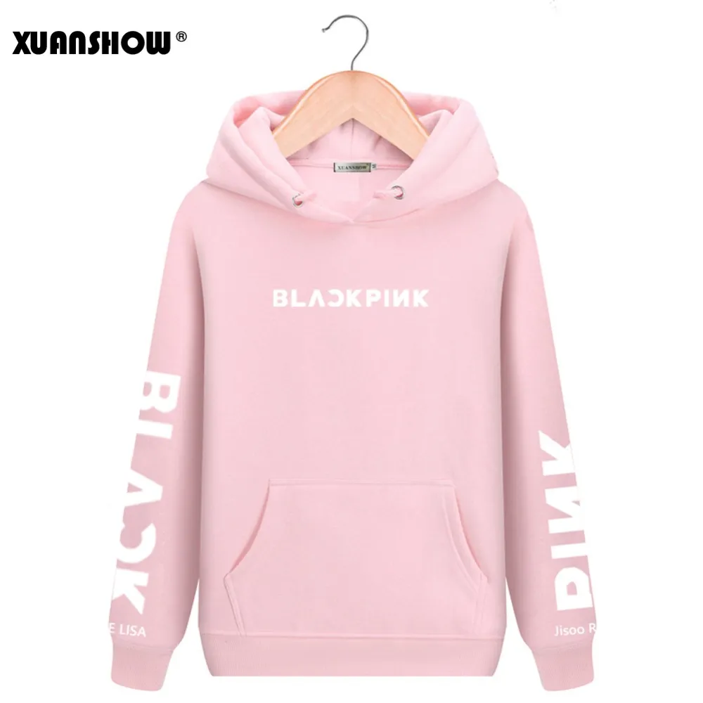 Unisex Fashion Hoodies Swirtshirts Blackpink KPOP Long Sleeve Hat