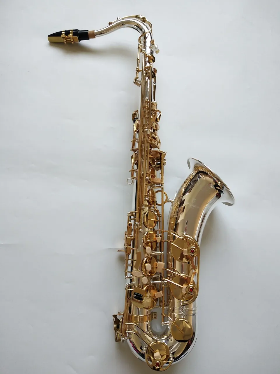 New Tenor Saxophone Yanagisawa T-W037 Musical Instruments Bb Tone Nickel Silver Plated Tube Gold Key Sax With Case Mouthpiece