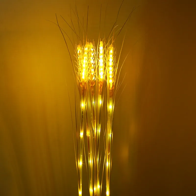 Außensimulation leuchtende Weizenschilflichter Landschaftsbeleuchtung Ferienparkatmosphäre Fotodekoration LED-Weizenlampe