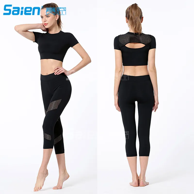 Yoga-Outfits, Workout-Sets für Damen, 2-teilige Leggings mit hoher Taille und Sport-BH, Sportkleidung