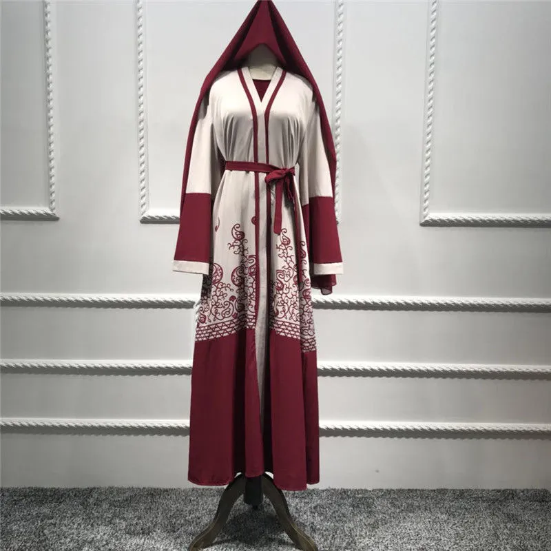 Fancy Abaya Robe 2019 Rebileed Red Kaftan EID D613 3 549 DHgate
