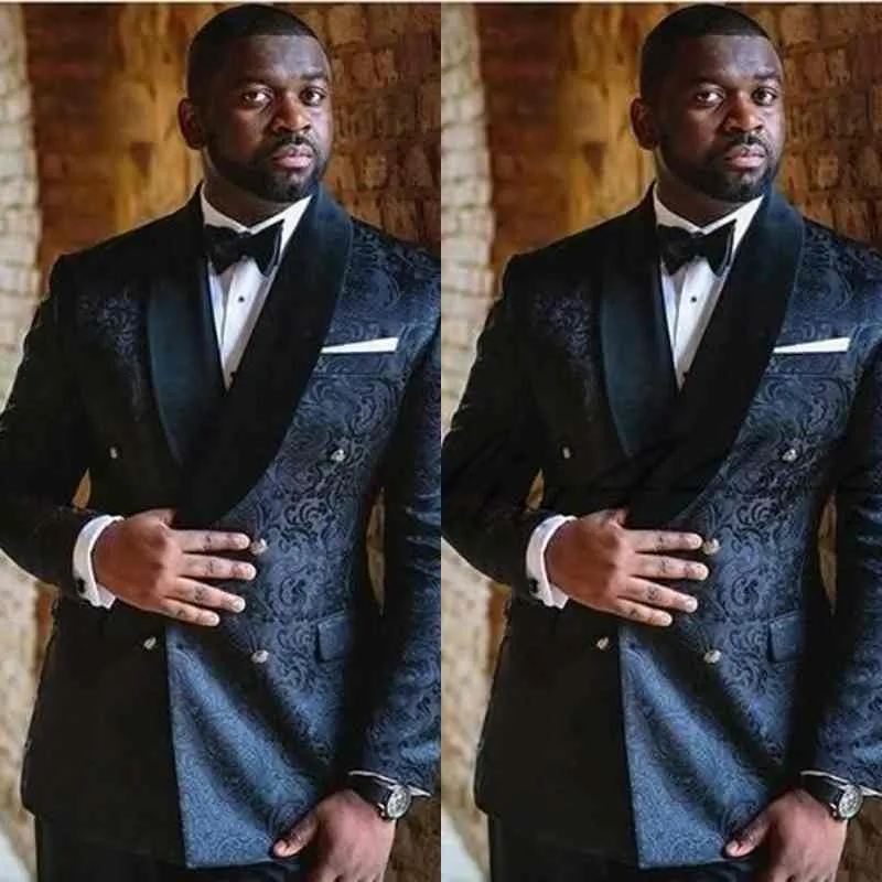 Black Slim Fit Wedding Suit For Men Classic Groom Tuxedo 2022 With