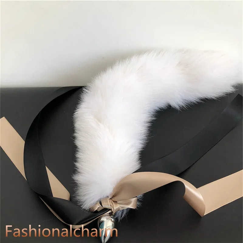 Real Genuine White Fox Fur Tail Plug 20 Long... From Fashionalcharm, $27.41 | DHgate.Com Real Genuine White Fox Fur Tail Plug 20 Long... From Fashionalcharm, $27.41 | DHgate.Com