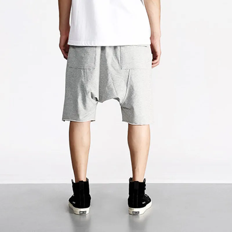 Drop crotch jogger shorts outlet