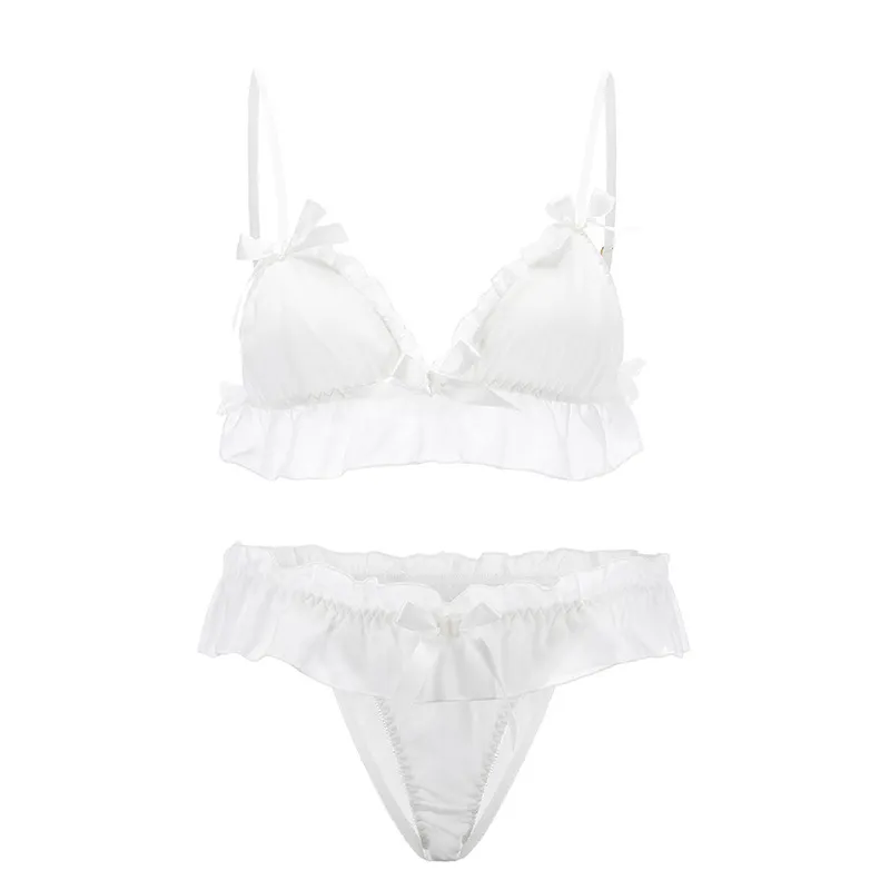 Ensemble De Sous Vêtements Sexy, Soutien Culotte, Jarretelles