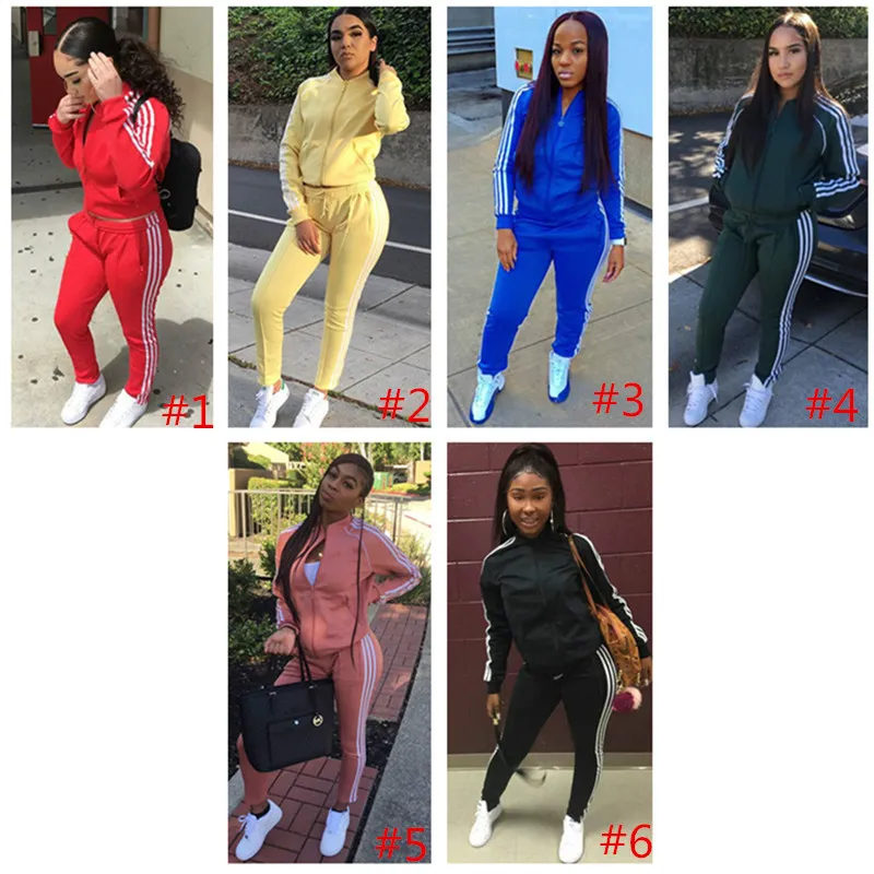 Dames Running Training Oefening Sport Past Hip Pop Casual Lange Mouwen Jas + Broek Legging Outfits Suit Knitwear Ademend kleding