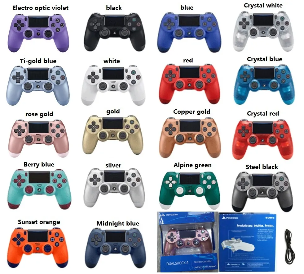 NEW PS4 Controllers Wireless Controller Bluetooth Game Controllers Double Shock For PS4 Play Station Dhl From Wangfa, | DHgate.Com