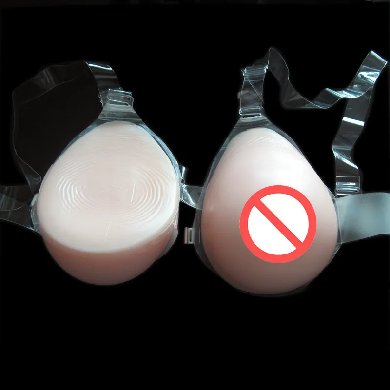 1200g/36D Delicate Silicone Breast Forms + Wear Bra For