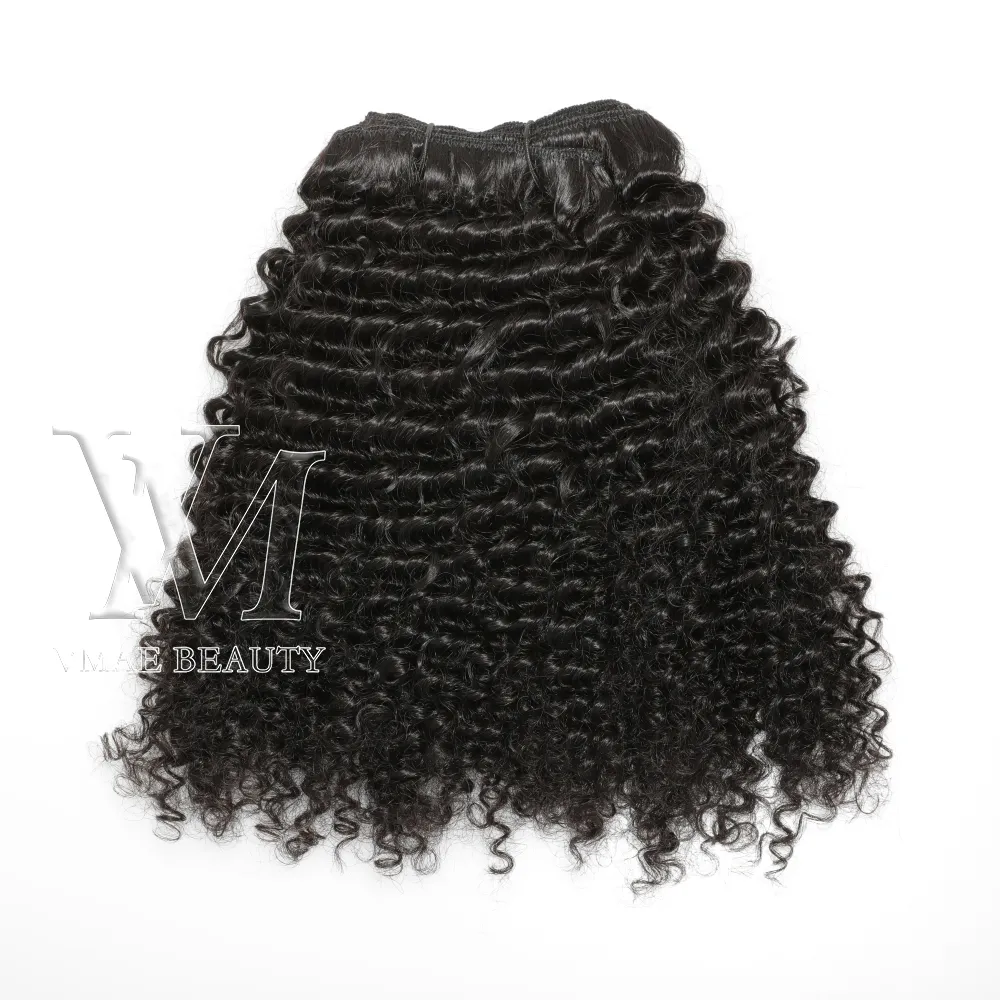 VMAE Malaysian Clip Ins 100% Virgin Human Hair 140g 3A 3B 3C 4A 4B 4C Afro Kinky Curly Clip In Hair Extensions