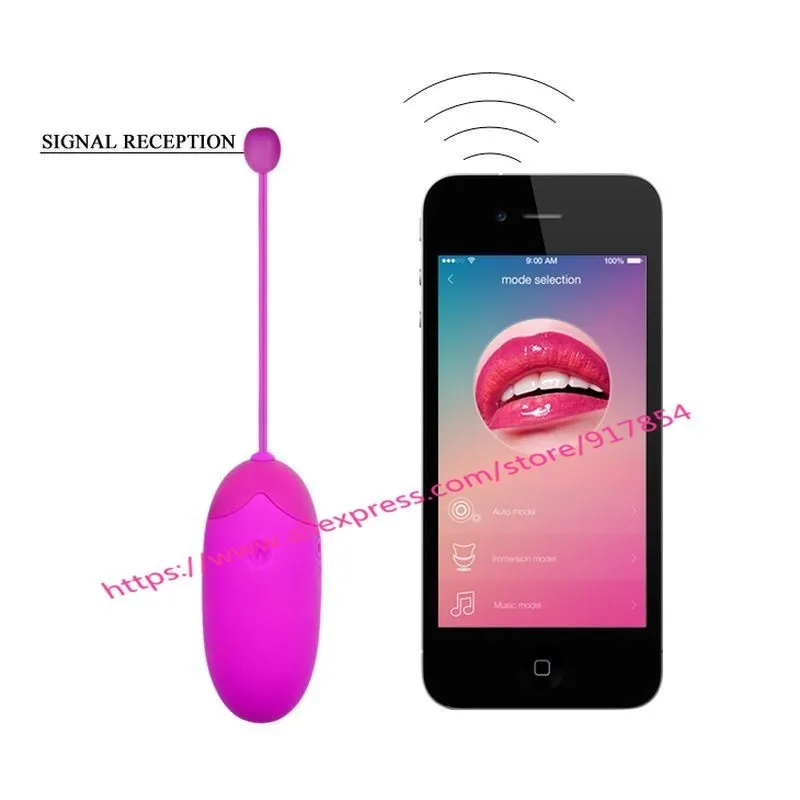 PRETTY-LOVE-USB-Rechargable-Bluetooth-Wireless-App-Remote-Control-Egg-Vibrators-Silicon-Vibrator-Sex-Toys-for