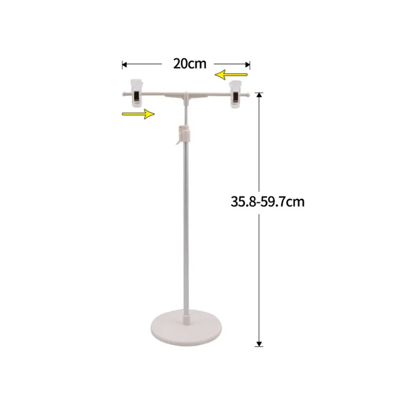 Reklamaffisch Signera pappersdisplay Klipphållare Roterbar justerbar höjdräknare Stativ Aluminiumpol