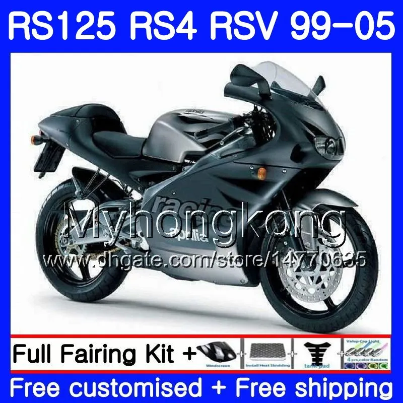 RS125R Voor Aprilia Rs 125 1999 2000 2001 2002 2003 2005 318HM.10 RSV125R RS4 RS-125 RSV125 R RS125 Zilverachtig Grijs 99 00 01 02 03 04 05 Kuip