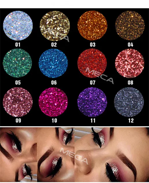 Em promoção! Moda 9pcs Jogo De Escova Maquiagem Glitter Brilhante