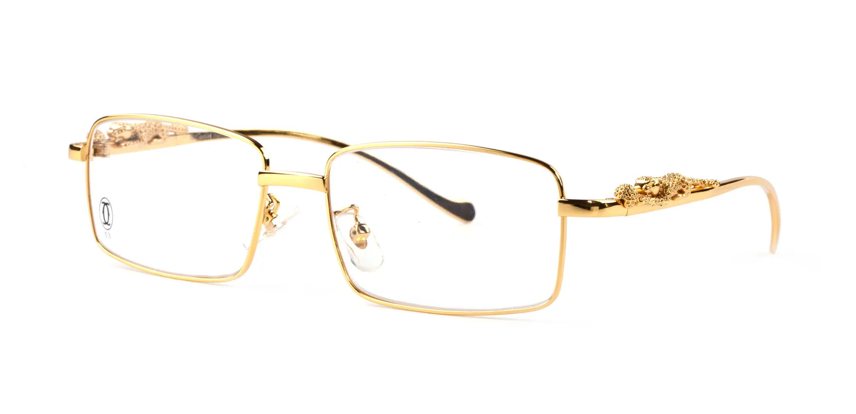 Gros-Clear Lens mode Cadres jambes Femmes Marque Designer hommes lunettes de soleil lunettes
