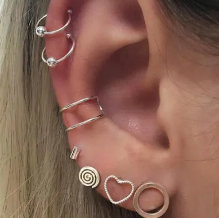 Punk Rhinestone Tassel Chain Ear Stud Nose Ring for Women Fashion Summer  Vacation Bohemian Body Piercing Jewelry Accessories - AliExpress