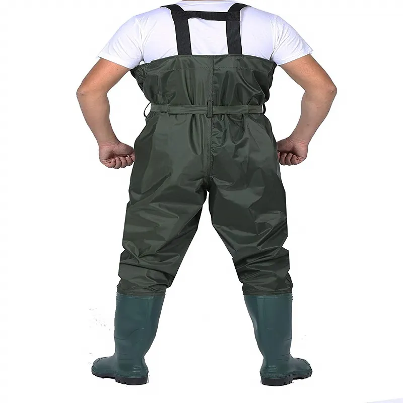 Apparel andra vattentäta fiskebadrar för fiskare andas in Nylon PVC Chest Man1263J