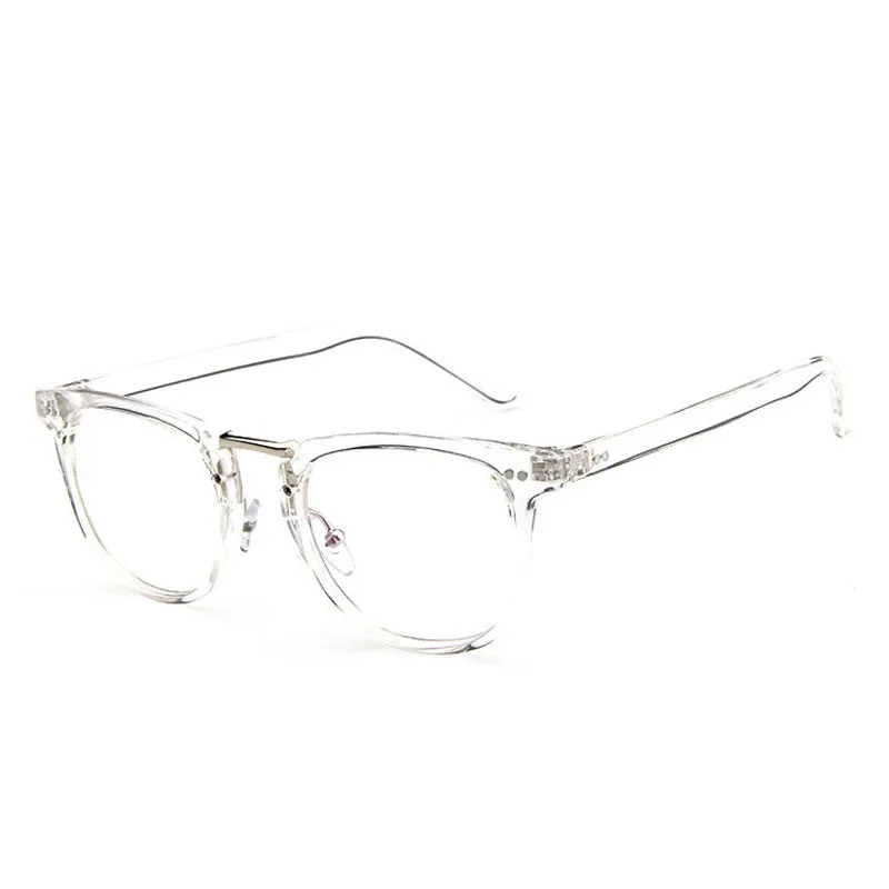 Luxury-Popluar Square Glasögon Ram Män 2018 Högkvalitativ Prescription Eye Optisk Rivet Glasögon Ram Retro Kvinnor Spectacle Eyewear