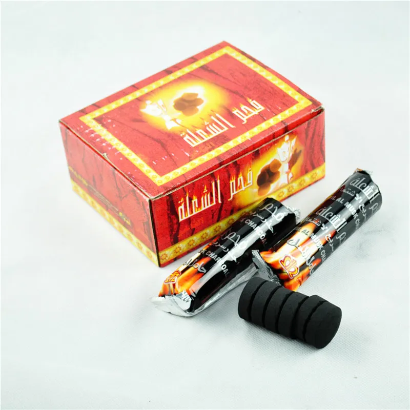 /Pack Hookah Charcoal Coal Quick Light Scentless Smokeless Coconut