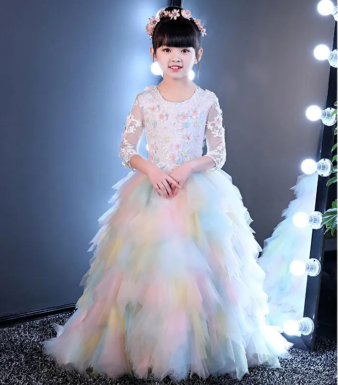 ZHAGHMIN Dresses for Teens Girls 12-14 School Dance Child Girls Pageant  Dress Birthday Party Kids Butterfly Tulle Gown Princess Dress Girls Summer  Dresses 2T Girl 6 Year Old Clothes Fancy Baby Girl -