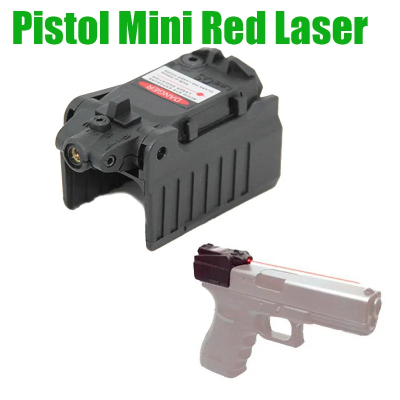 Mini mirino laser rosso per pistola tattica per serie G 17 18c 22 34