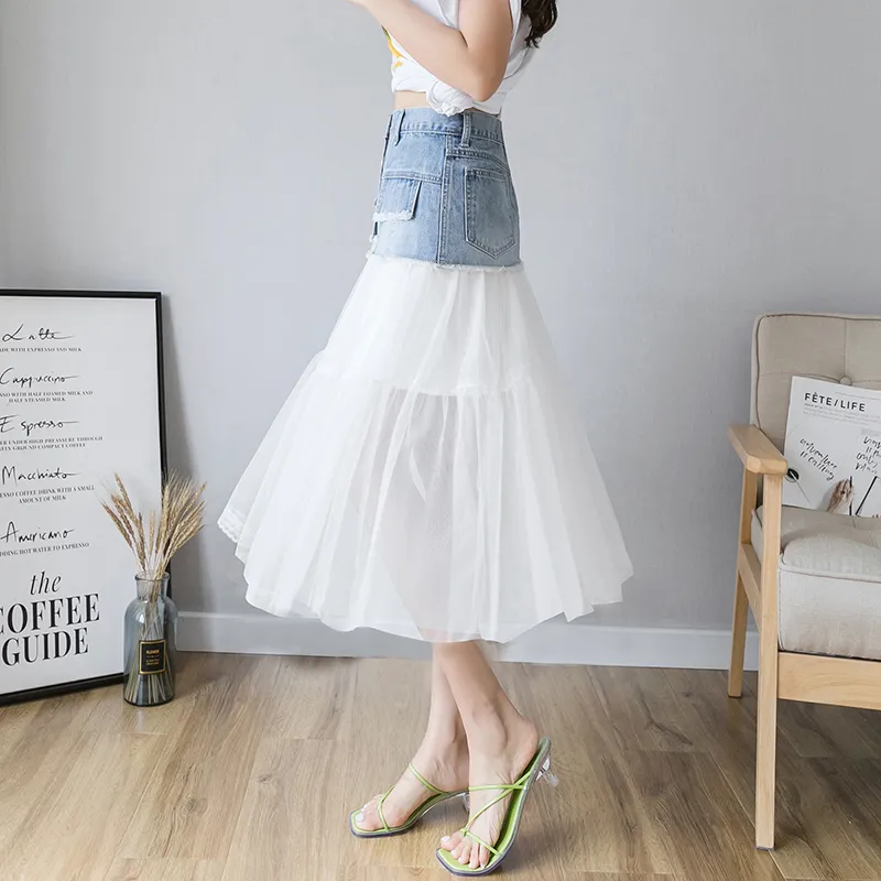 Mid length on sale white skirts