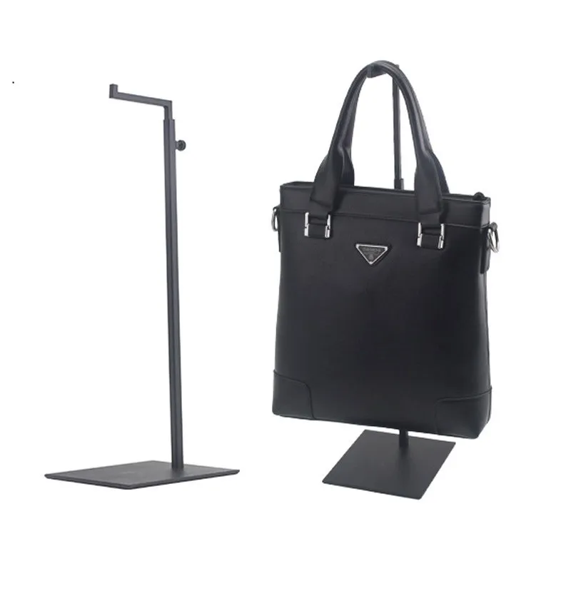 Black Adjustable Handbag Stand Display Metal Handbag Display Rack Women Bag Display Holder