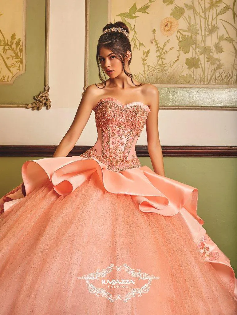Coral quinceanera best sale