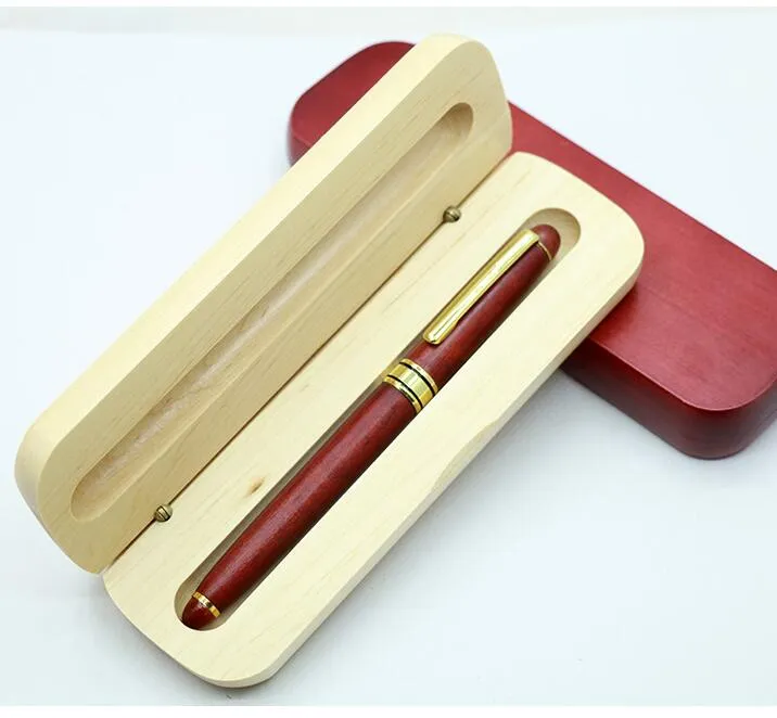 single pen wood packing box burlywood packing case 170*45*31mm 15PCS