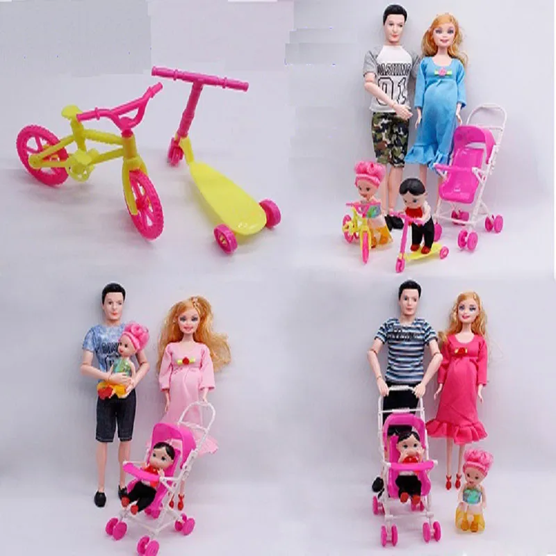 Kit Bébé Reborn 1 Toy Famille Joint Doll Sets Enceinte Poupées Éducation  Poupée Interactive Jouets Poussette Bebe Reborn Pour Les Enfants Du 8,8 €