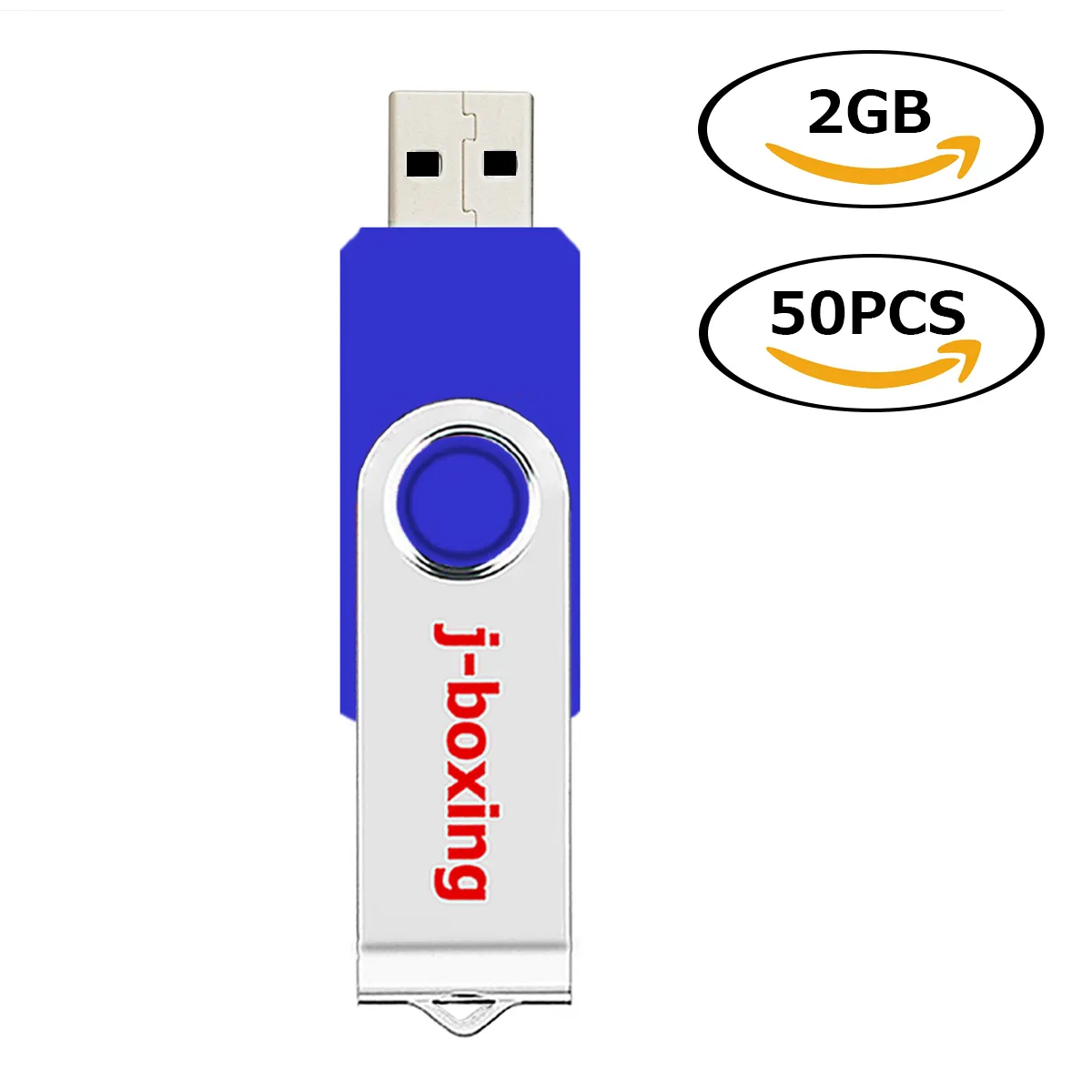 50X Rotating 2GB USB Flash Drives High Speed Metal Flash Memory Stick for PC Laptop Tablet Thumb Pen Drive Storage 10 Colors Free Shipping