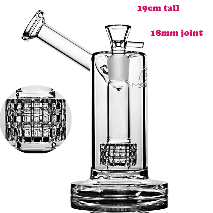 Mobius Glass Bong Hookah Water Rures Matryca Perc mocne platformy Dab Chicha Unikalne szklane bongi wód palenia szklana rura 18 mm staw