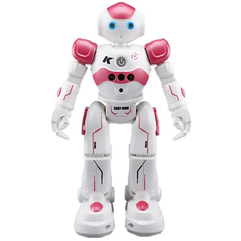 Fjärrkontroll Robot Brain Development Educational Toys Intelligent Singing Dancing Boys and Girls Barn Electric Interactive Toys R2