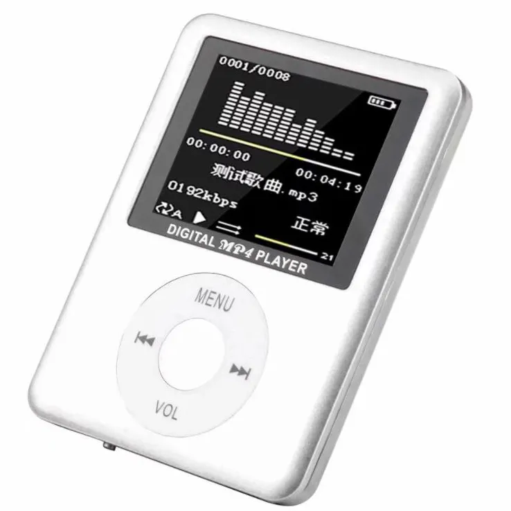 MP4 1.8 Inch Color Screen Video Card MP4 Portable Mp3 Music Player 