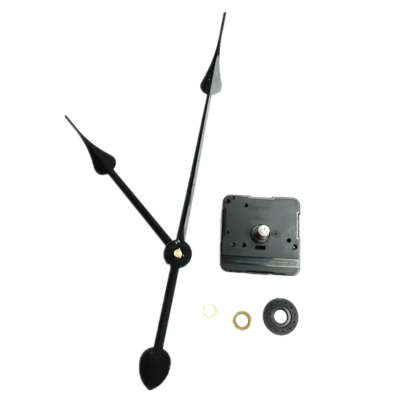 10 pezzi con coppia elevata, albero da 22 mm, lancette in metallo di grandi dimensioni per la riparazione del kit del meccanismo dell'orologio da parete fai da te