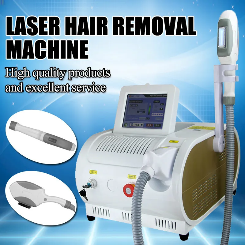 IPL إزالة الشعر آلة التجميل 480 نانومتر 560NM 640NM LAZER LAZER SKINDENTERINATION REFVELITY REMOVAL ACNE TREAGN DIOD