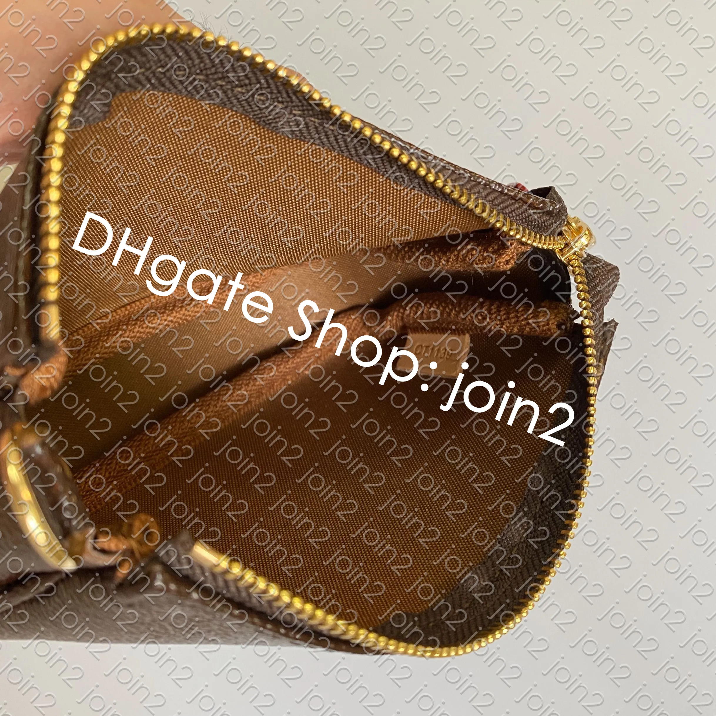 What Goes Around Comes Around Louis Vuitton Monogram Ab Pochette  Accessoires in Brown